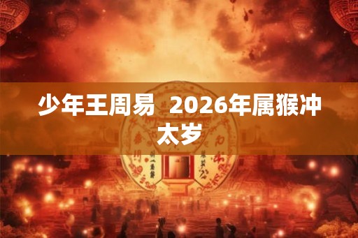 少年王周易  2026年属猴冲太岁