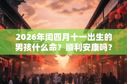 2026年闰四月十一出生的男孩什么命？顺利安康吗？