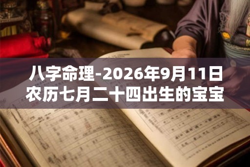 八字命理-2026年9月11日农历七月二十四出生的宝宝五行取名