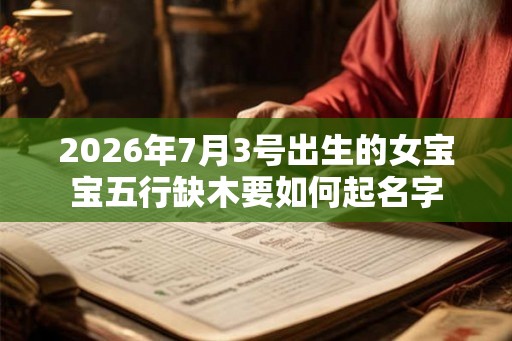 2026年7月3号出生的女宝宝五行缺木要如何起名字