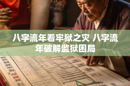 八字流年看牢狱之灾 八字流年破解监狱困局 八字流年看牢狱之灾 八字流年破解监狱困局