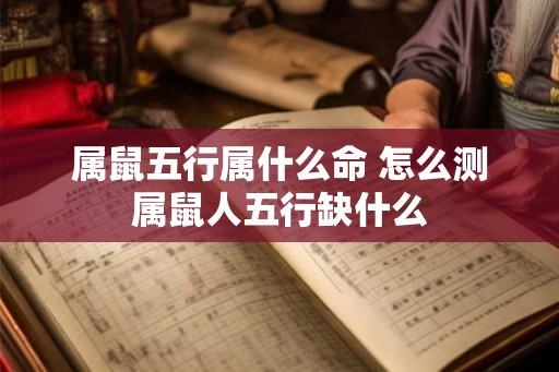 属鼠五行属什么命 怎么测属鼠人五行缺什么