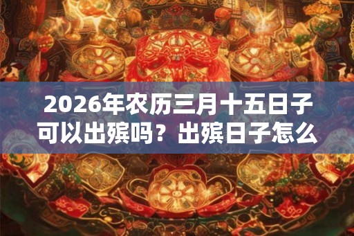 2026年农历三月十五日子可以出殡吗？出殡日子怎么选？
