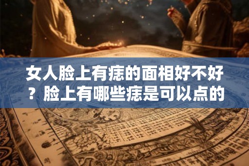 女人脸上有痣的面相好不好？脸上有哪些痣是可以点的？