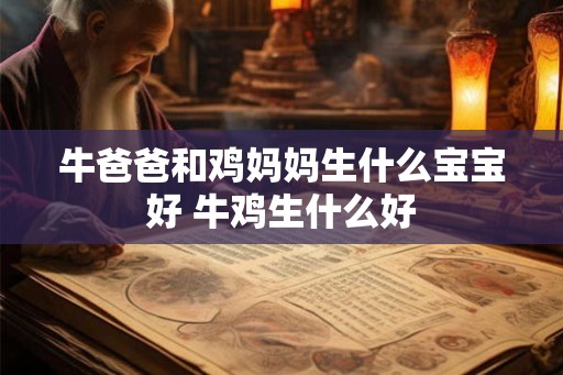 牛爸爸和鸡妈妈生什么宝宝好 牛鸡生什么好