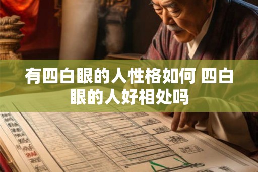 有四白眼的人性格如何 四白眼的人好相处吗