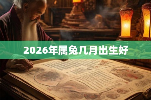 2026年属兔几月出生好