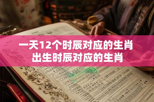 一天12个时辰对应的生肖 出生时辰对应的生肖