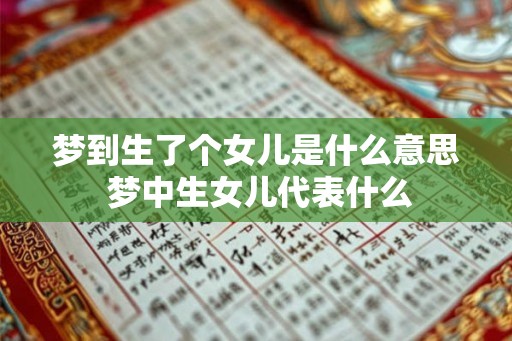 梦到生了个女儿是什么意思 梦中生女儿代表什么 梦到生了个女儿是什么意思 梦中生女儿代表什么