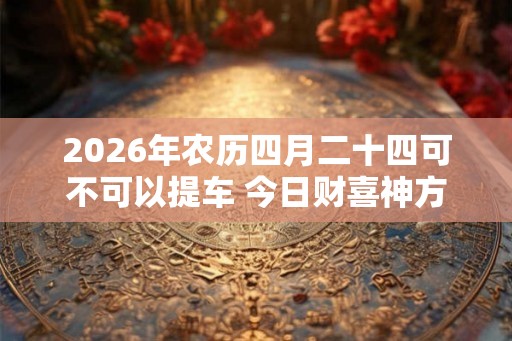 2026年农历四月二十四可不可以提车 今日财喜神方位