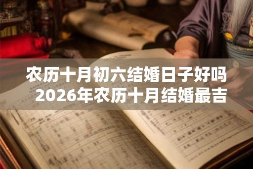 农历十月初六结婚日子好吗  2026年农历十月结婚最吉利的日子