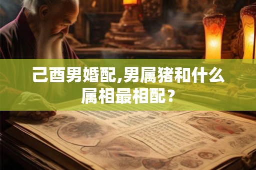 己酉男婚配,男属猪和什么属相最相配? 己酉男婚配,男属猪和什么属相最相配?