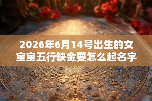 2026年6月14号出生的女宝宝五行缺金要怎么起名字 2026年6月14号出生的女宝宝五行缺金要怎么起名字