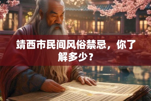靖西市民间风俗禁忌，你了解多少？