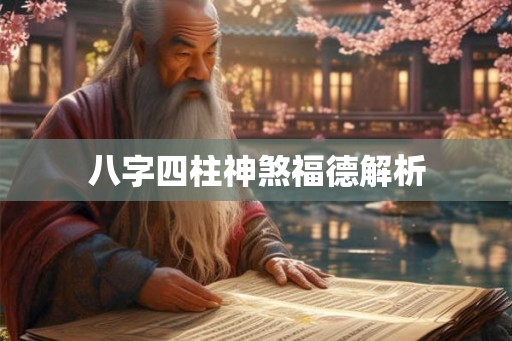八字四柱神煞福德解析