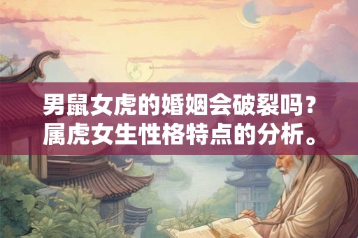 男鼠女虎的婚姻会破裂吗？属虎女生性格特点的分析。