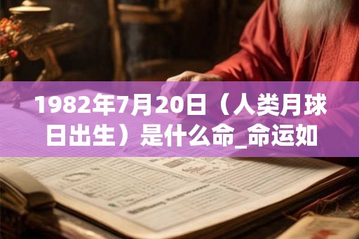 1982年7月20日（人类月球日出生）是什么命_命运如何