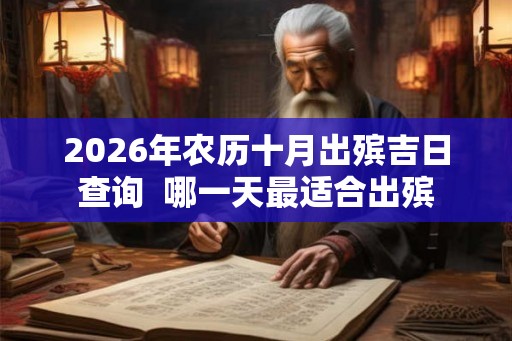 2026年农历十月出殡吉日查询  哪一天最适合出殡