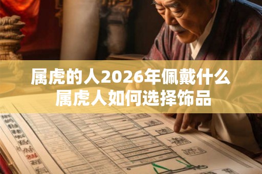 属虎的人2026年佩戴什么 属虎人如何选择饰品