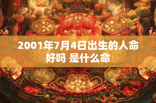 2001年7月4日出生的人命好吗 是什么命 2001年7月4日出生的人命好吗 是什么命