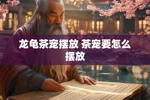 龙龟茶宠摆放 茶宠要怎么摆放