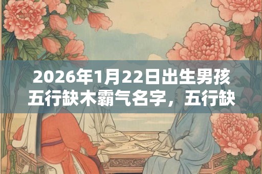 2026年1月22日出生男孩五行缺木霸气名字，五行缺木怎么起名？