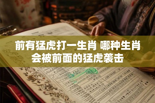 前有猛虎打一生肖 哪种生肖会被前面的猛虎袭击 前有猛虎打一生肖 哪种生肖会被前面的猛虎袭击
