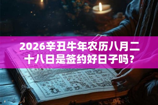 2026辛丑牛年农历八月二十八日是签约好日子吗？