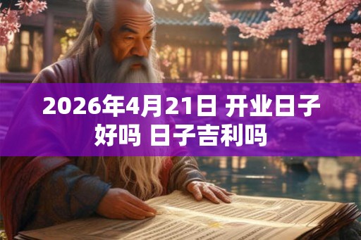 2026年4月21日 开业日子好吗 日子吉利吗