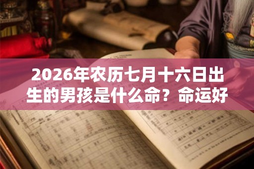 2026年农历七月十六日出生的男孩是什么命？命运好不好？