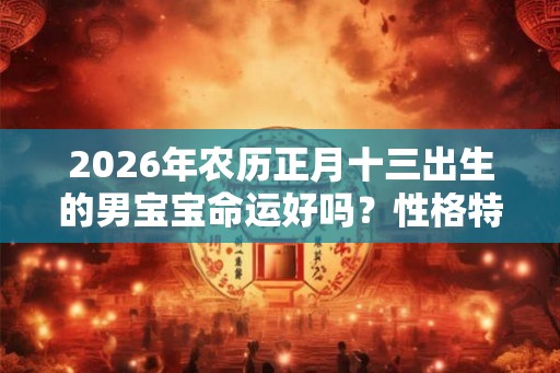2026年农历正月十三出生的男宝宝命运好吗?性格特点 2026年农历正月十三出生的男宝宝命运好吗?性格特点