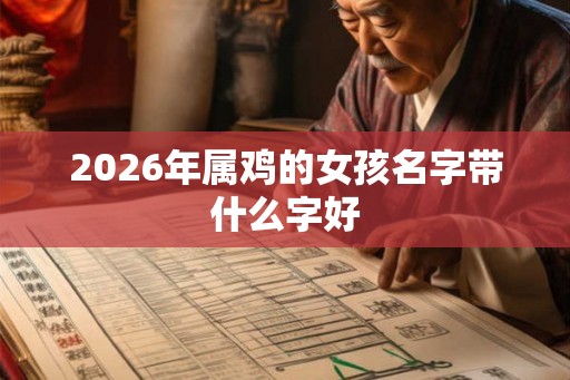 2026年属鸡的女孩名字带什么字好