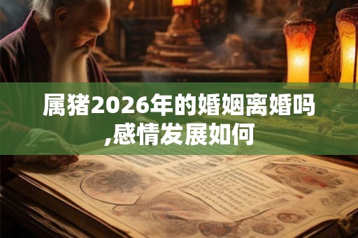 属猪2026年的婚姻离婚吗,感情发展如何