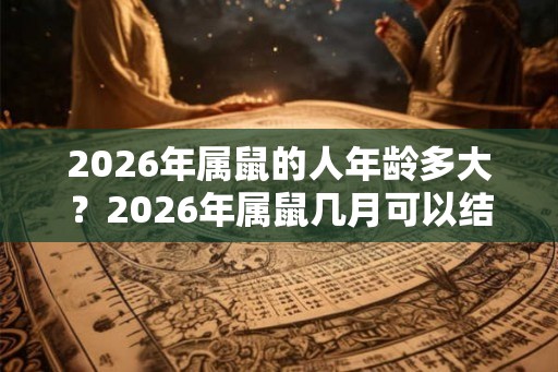2026年属鼠的人年龄多大？2026年属鼠几月可以结婚？