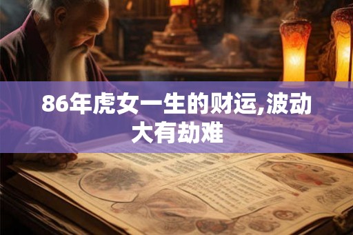 86年虎女一生的财运,波动大有劫难