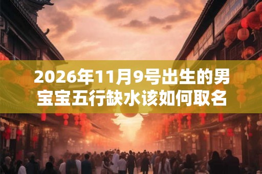 2026年11月9号出生的男宝宝五行缺水该如何取名