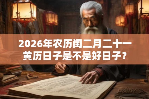 2026年农历闰二月二十一黄历日子是不是好日子？