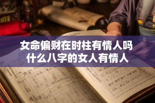 女命偏财在时柱有情人吗 什么八字的女人有情人