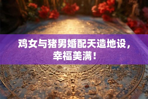鸡女与猪男婚配天造地设,幸福美满! 鸡女与猪男婚配天造地设,幸福美满!