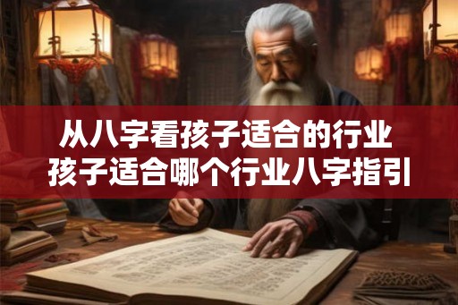 从八字看孩子适合的行业 孩子适合哪个行业八字指引