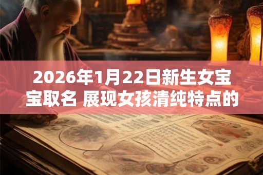 2026年1月22日新生女宝宝取名 展现女孩清纯特点的名字