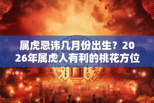 属虎忌讳几月份出生？2026年属虎人有利的桃花方位