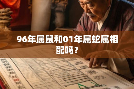 96年属鼠和01年属蛇属相配吗？