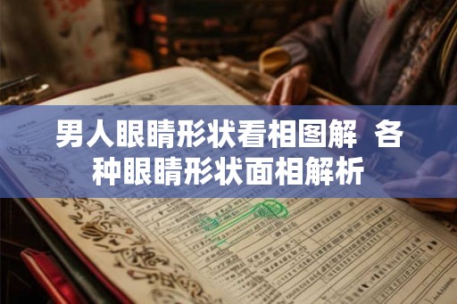 男人眼睛形状看相图解  各种眼睛形状面相解析