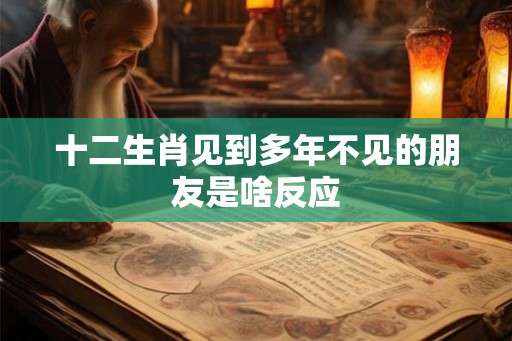 十二生肖见到多年不见的朋友是啥反应