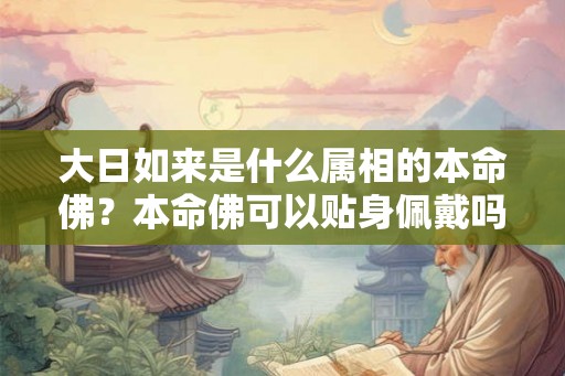 大日如来是什么属相的本命佛？本命佛可以贴身佩戴吗？