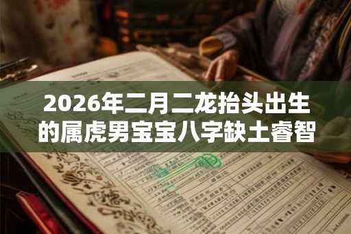 2026年二月二龙抬头出生的属虎男宝宝八字缺土睿智稳重的名字
