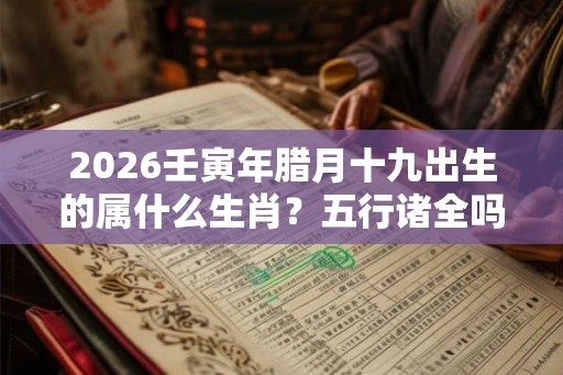 2026壬寅年腊月十九出生的属什么生肖?五行诸全吗 2026壬寅年腊月十九出生的属什么生肖?五行诸全吗