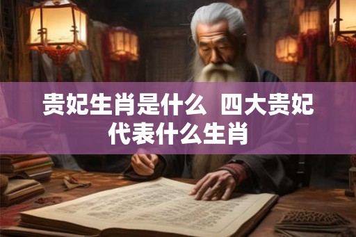 贵妃生肖是什么 四大贵妃代表什么生肖 贵妃生肖是什么 四大贵妃代表什么生肖