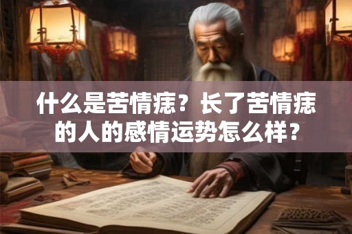 什么是苦情痣？长了苦情痣的人的感情运势怎么样？